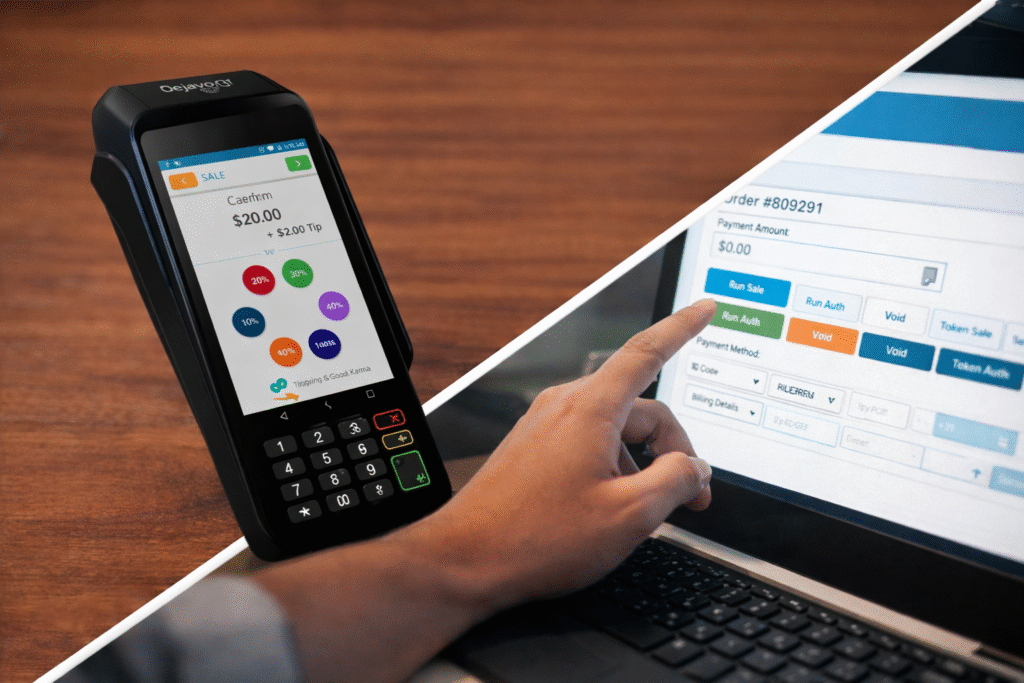 Dejavoo p1 Terminal and Hosted Payment page Dejavoo p1 Terminal and Hosted Payment page
