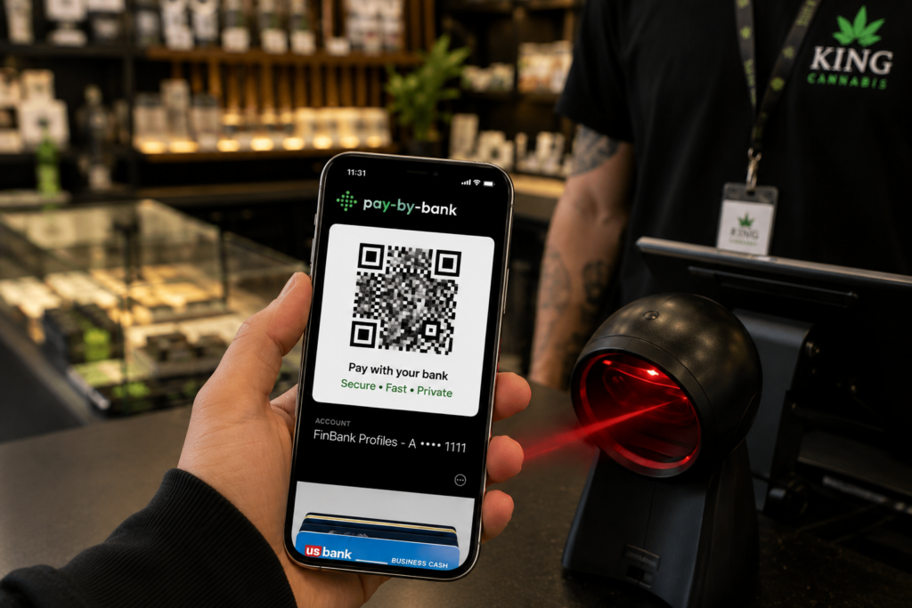 Merchant Scans a customers QR code saved in their apple or google wallet